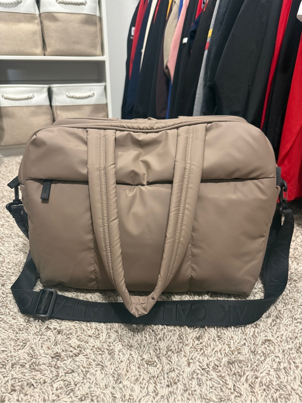 Calpak Luka Duffel in Chocolate - Picture 2 of 9